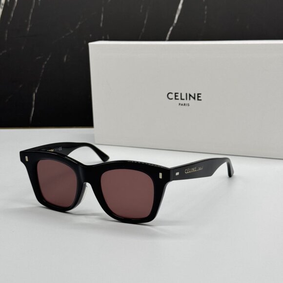 NEW CL40057F 01Y CELINE WOMEN SUNGLASSES BLACK PURPLE EYEWEAR CELINE